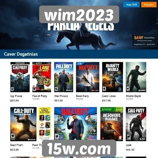 Comparação de preços de jogos no wim2023